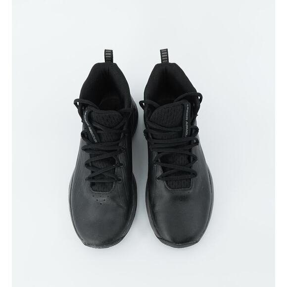 Under Armour UA Lockdown 3 Shoes Mens 7.5 Black Mid Top Basketball - Picture 7 of 13